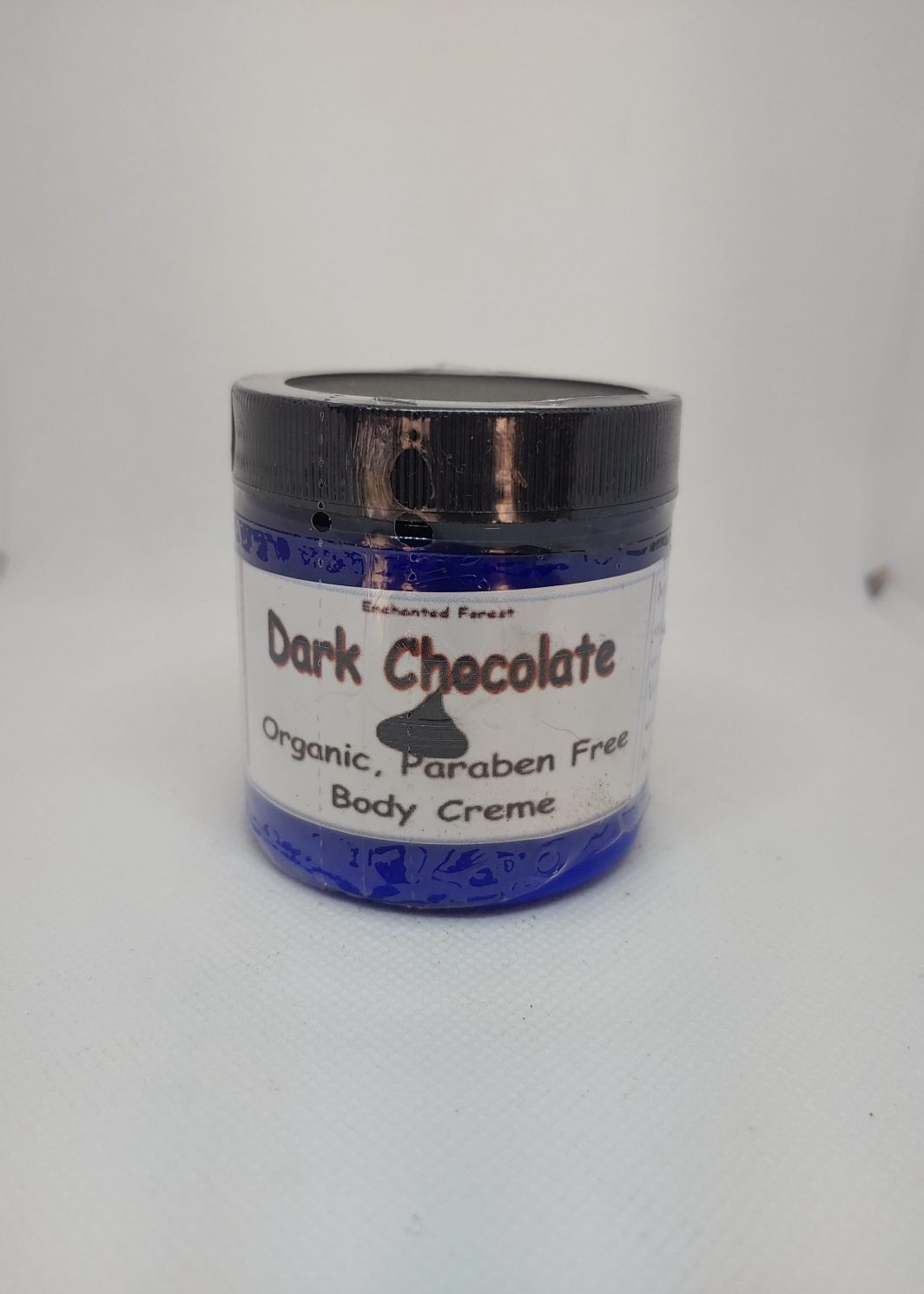 Dark Chocolate Organic Lotion in a pump bottle